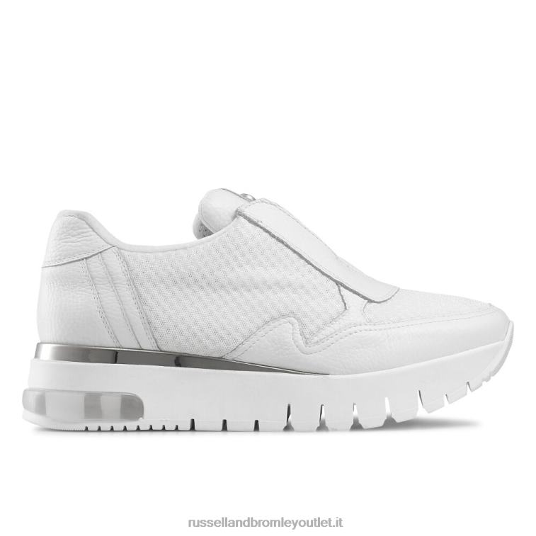 bianco V0V4J48 donne Russell And Bromley runner in rete a isola