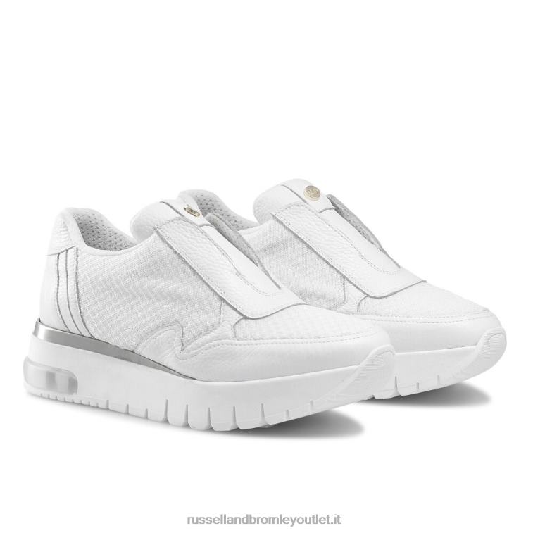 bianco V0V4J48 donne Russell And Bromley runner in rete a isola