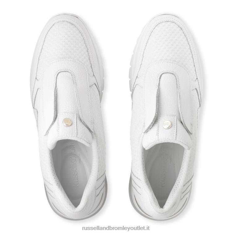 bianco V0V4J48 donne Russell And Bromley runner in rete a isola