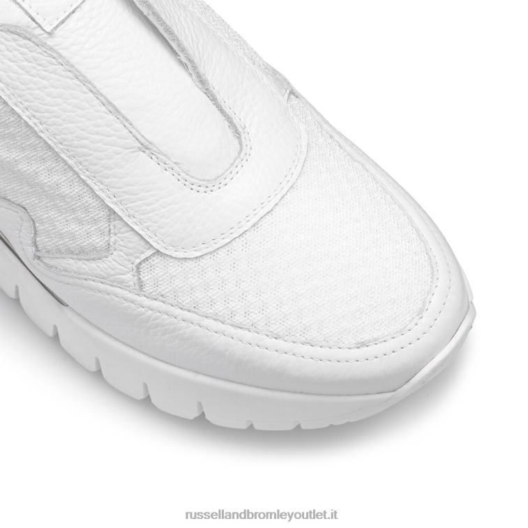 bianco V0V4J48 donne Russell And Bromley runner in rete a isola
