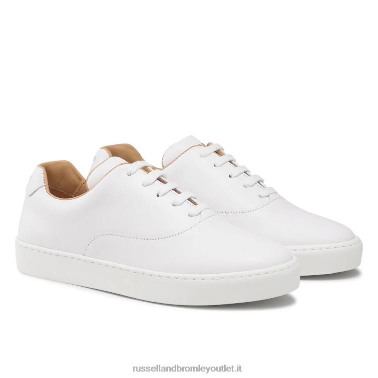bianco V0V4J84 donne Russell And Bromley evviva sneaker allacciata