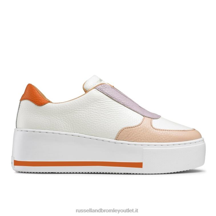due toni V0V4J18 donne Russell And Bromley sneaker flatform park ave senza lacci