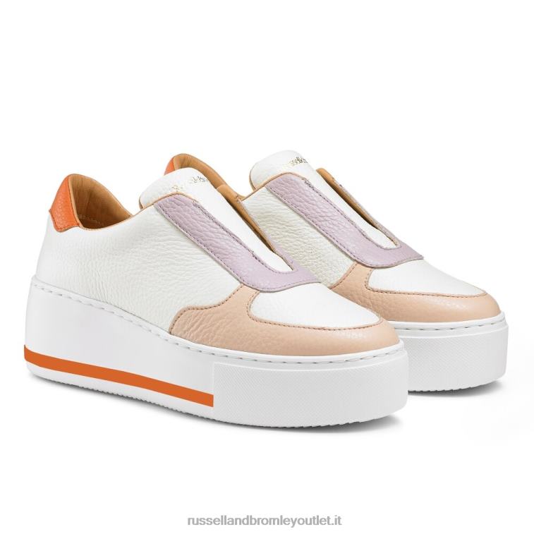 due toni V0V4J18 donne Russell And Bromley sneaker flatform park ave senza lacci
