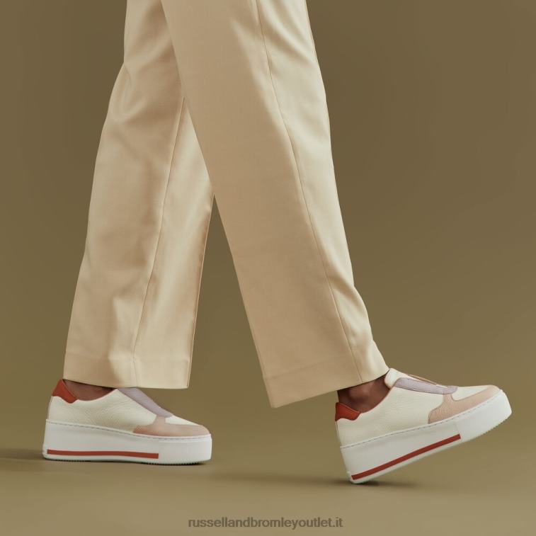due toni V0V4J18 donne Russell And Bromley sneaker flatform park ave senza lacci