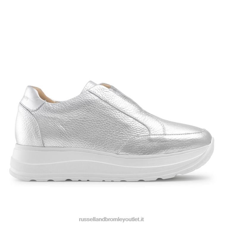 metallico V0V4J45 donne Russell And Bromley accelera la sneaker senza lacci