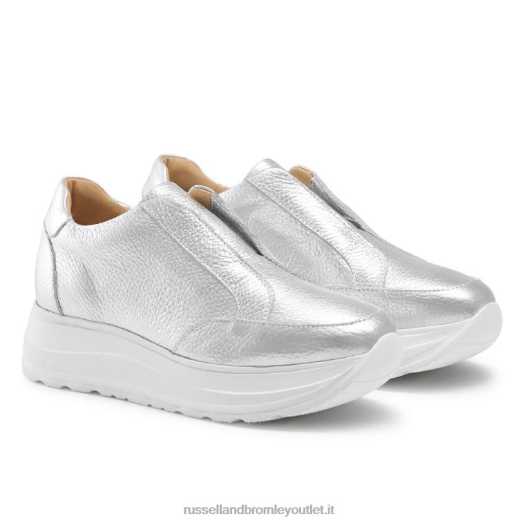 metallico V0V4J45 donne Russell And Bromley accelera la sneaker senza lacci