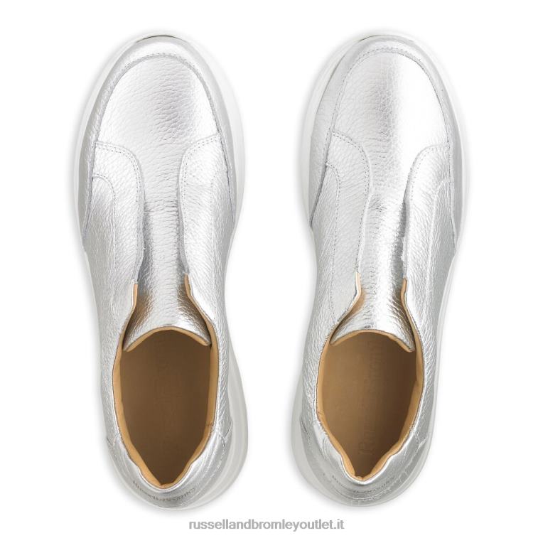 metallico V0V4J45 donne Russell And Bromley accelera la sneaker senza lacci