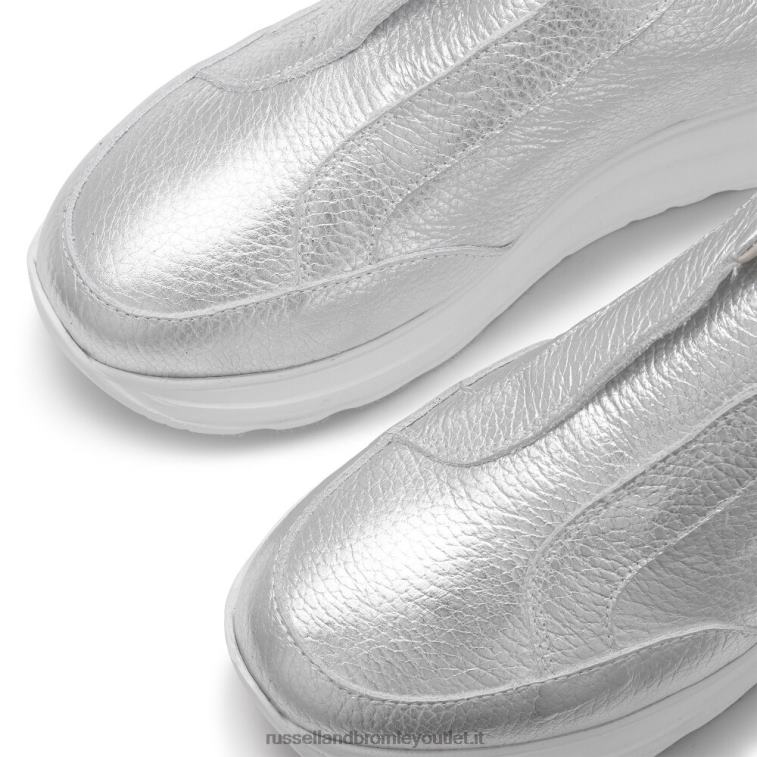 metallico V0V4J45 donne Russell And Bromley accelera la sneaker senza lacci