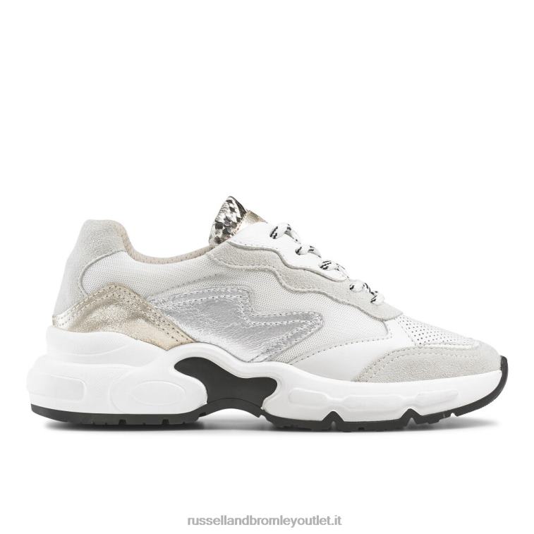 metallico V0V4J57 donne Russell And Bromley scarpa da ginnastica papà fischietto
