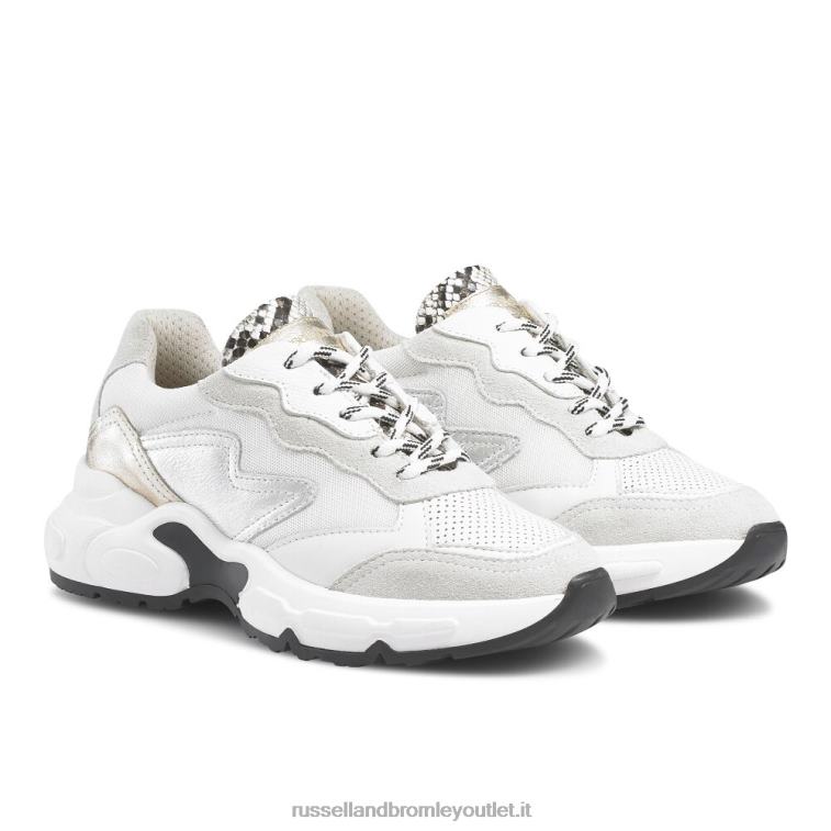 metallico V0V4J57 donne Russell And Bromley scarpa da ginnastica papà fischietto