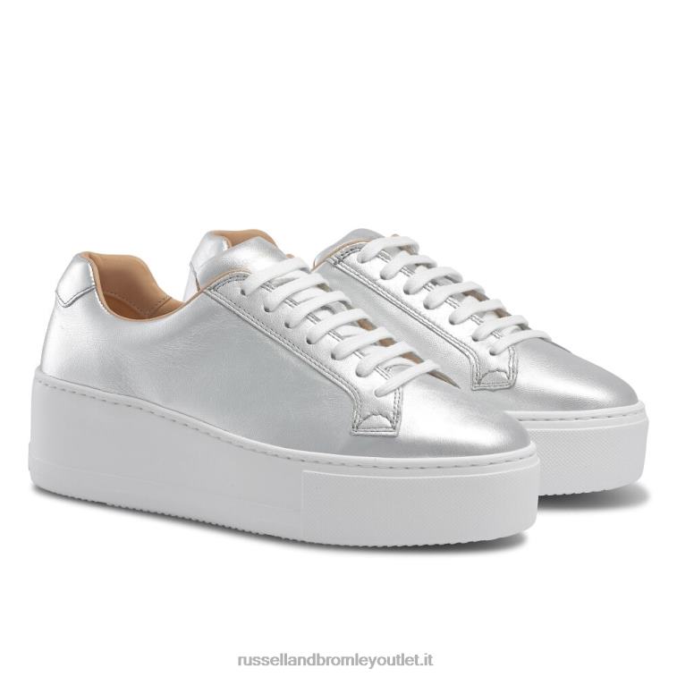 metallico V0V4J60 donne Russell And Bromley flatform con lacci park life