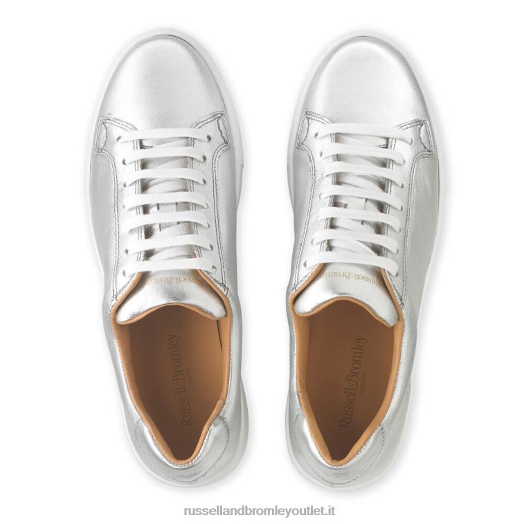 metallico V0V4J60 donne Russell And Bromley flatform con lacci park life