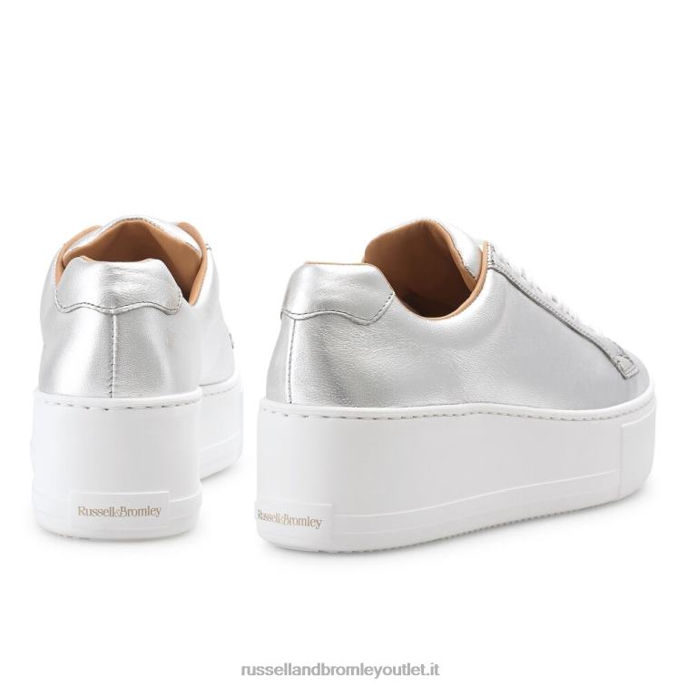 metallico V0V4J60 donne Russell And Bromley flatform con lacci park life