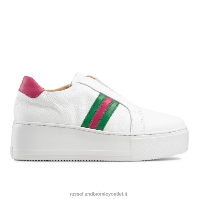 multi V0V4J35 donne Russell And Bromley sneaker flatform a righe