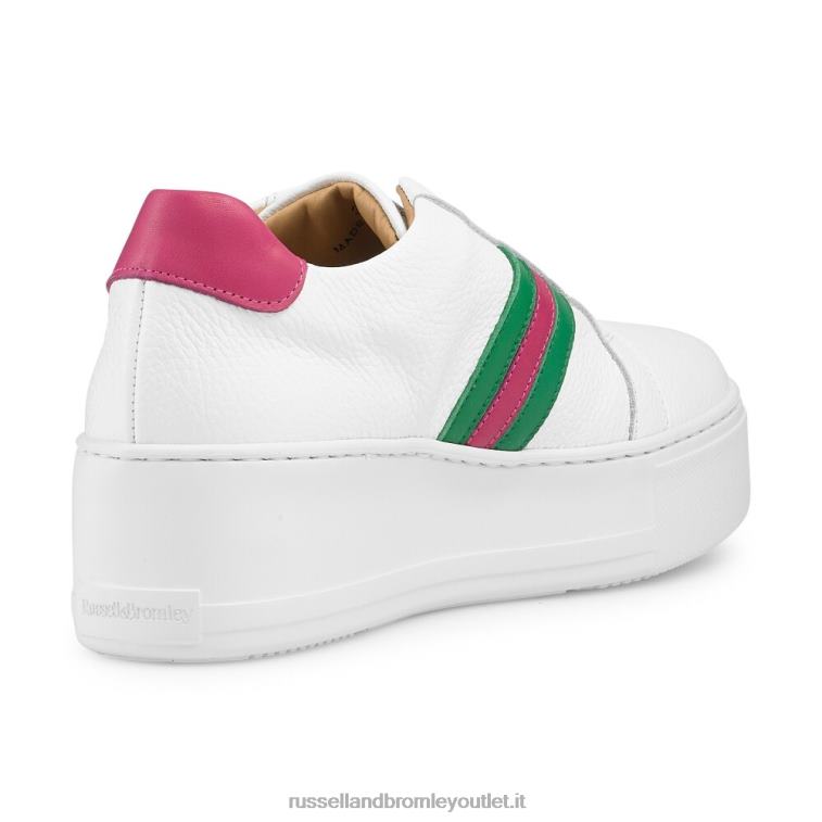 multi V0V4J35 donne Russell And Bromley sneaker flatform a righe
