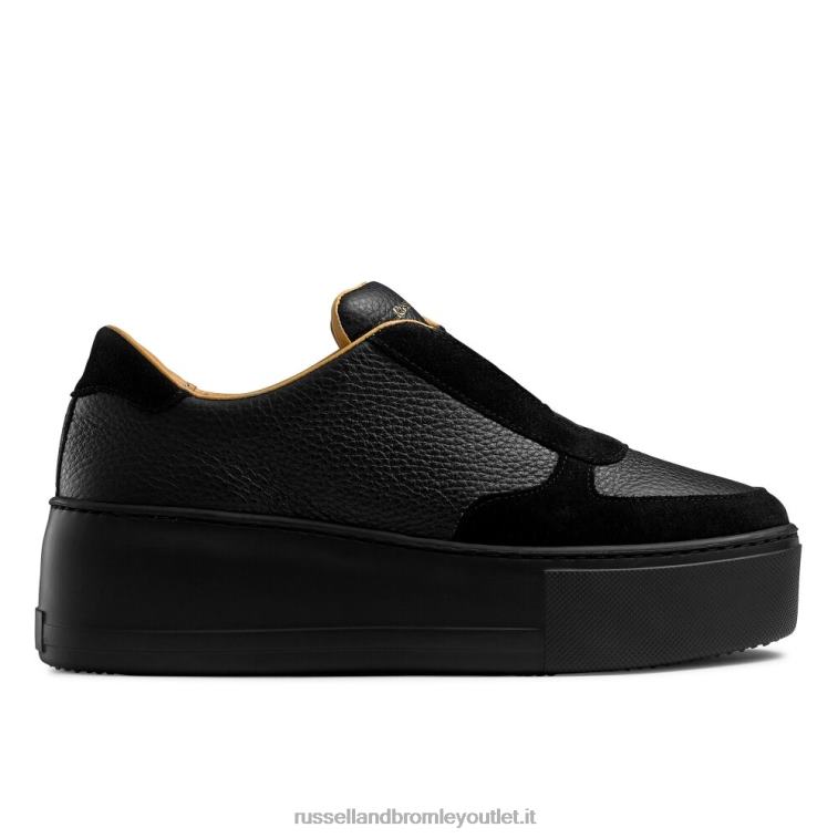 nero V0V4J15 donne Russell And Bromley sneaker flatform park ave senza lacci