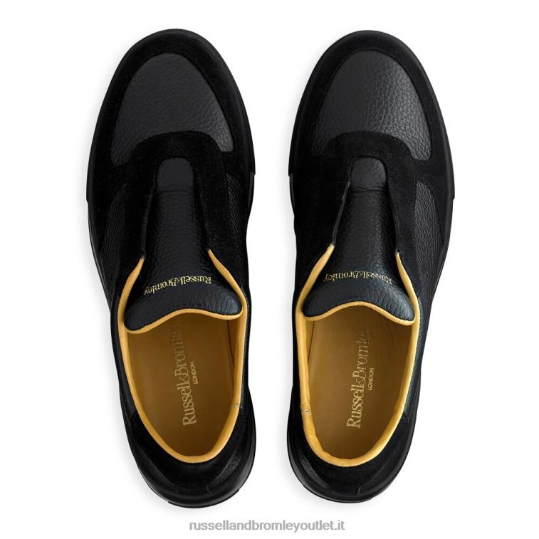 nero V0V4J15 donne Russell And Bromley sneaker flatform park ave senza lacci