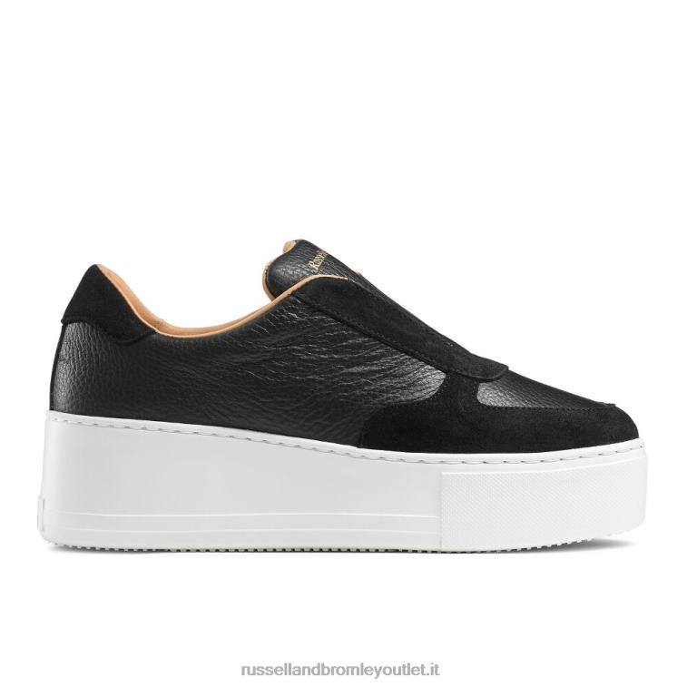 nero V0V4J37 donne Russell And Bromley sneaker flatform park ave senza lacci