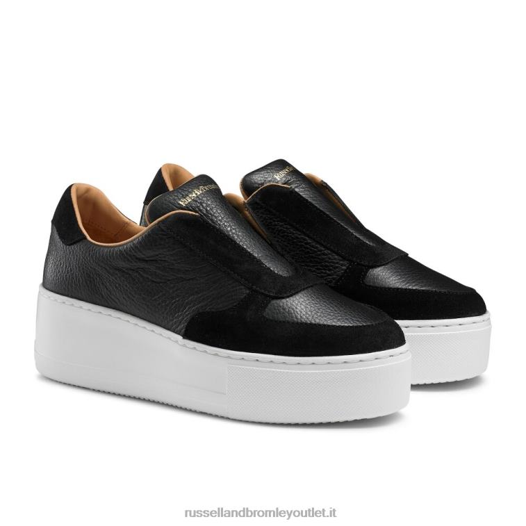 nero V0V4J37 donne Russell And Bromley sneaker flatform park ave senza lacci