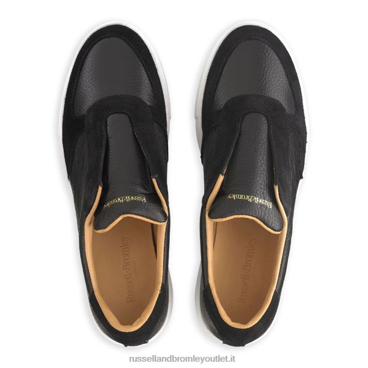 nero V0V4J37 donne Russell And Bromley sneaker flatform park ave senza lacci