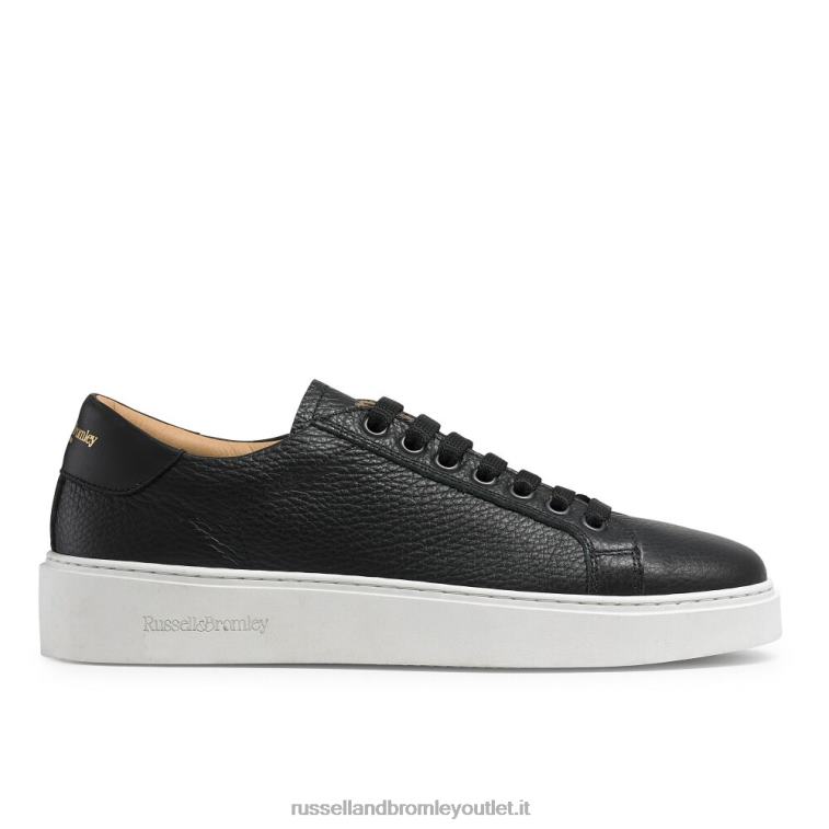 nero V0V4J40 donne Russell And Bromley bagliore top basso allacciato