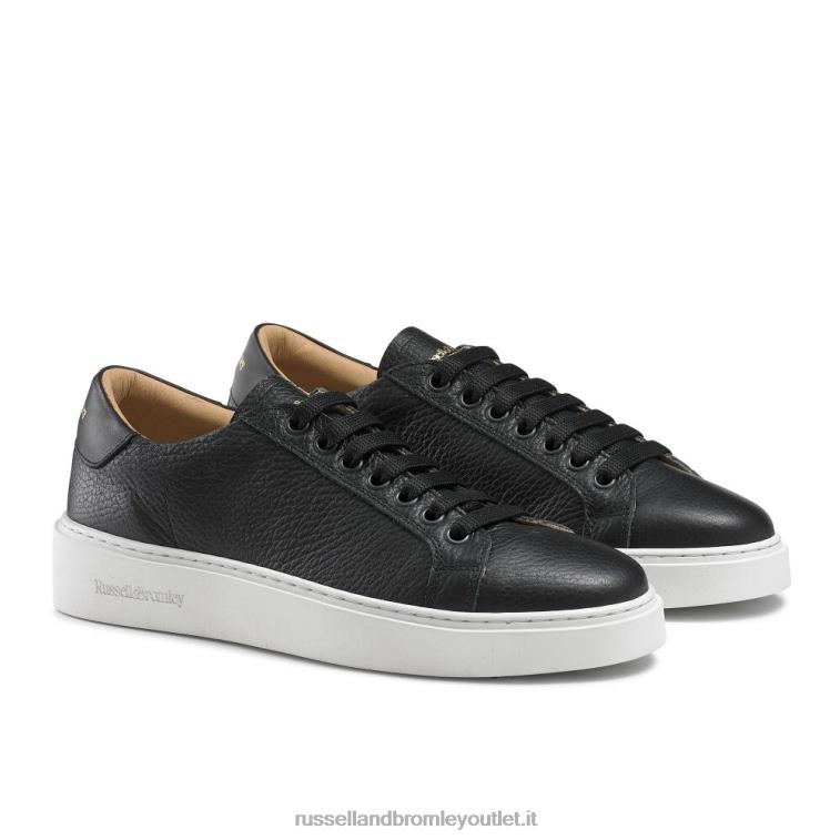 nero V0V4J40 donne Russell And Bromley bagliore top basso allacciato