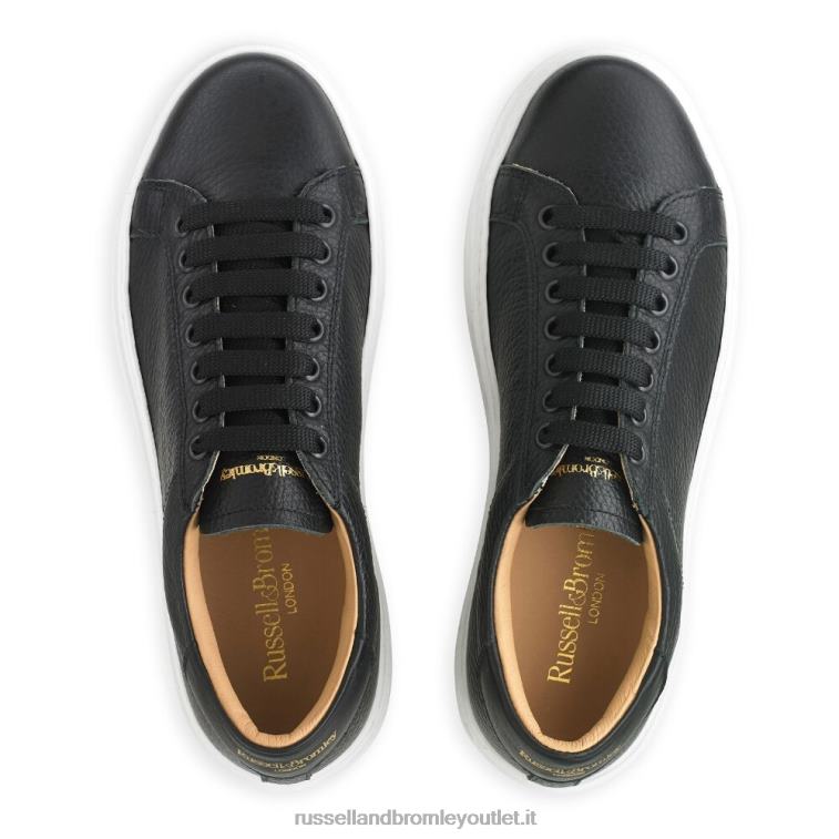 nero V0V4J40 donne Russell And Bromley bagliore top basso allacciato