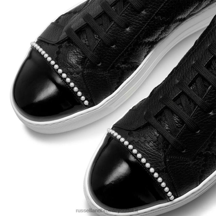nero V0V4J62 donne Russell And Bromley sneaker esplanade con lacci