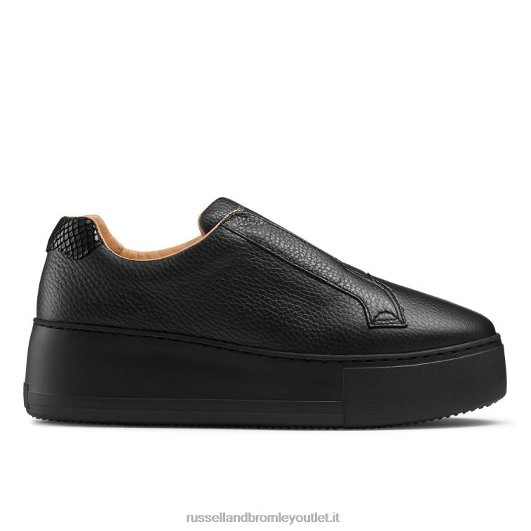 nero V0V4J6 donne Russell And Bromley park up sneaker flatform senza lacci