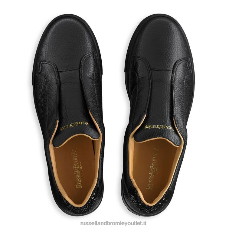 nero V0V4J6 donne Russell And Bromley park up sneaker flatform senza lacci