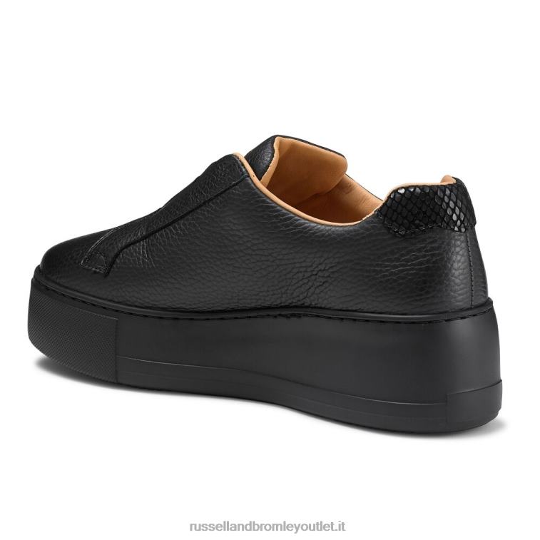 nero V0V4J6 donne Russell And Bromley park up sneaker flatform senza lacci