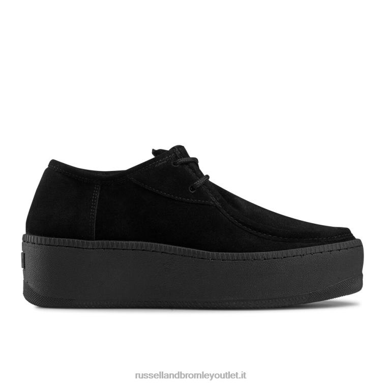 nero V0V4J80 donne Russell And Bromley sneaker mocassino cactus con lacci