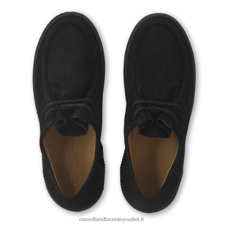 nero V0V4J80 donne Russell And Bromley sneaker mocassino cactus con lacci
