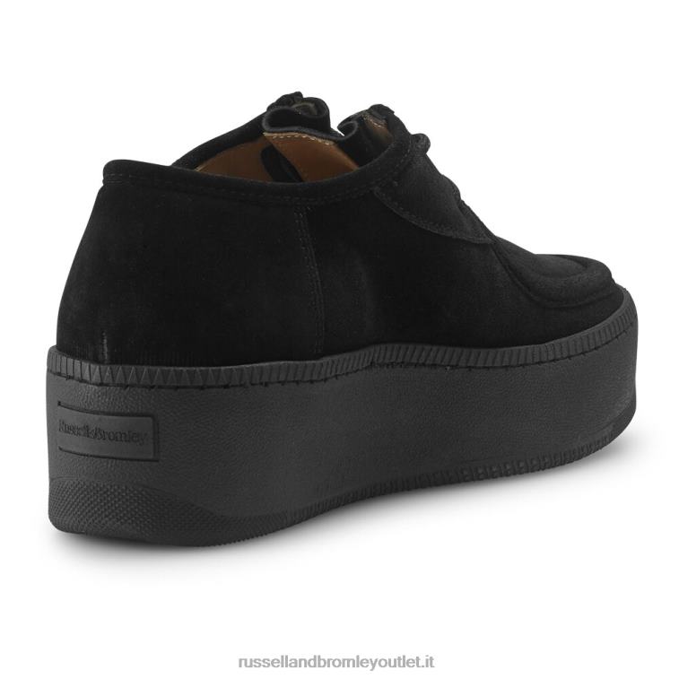nero V0V4J80 donne Russell And Bromley sneaker mocassino cactus con lacci