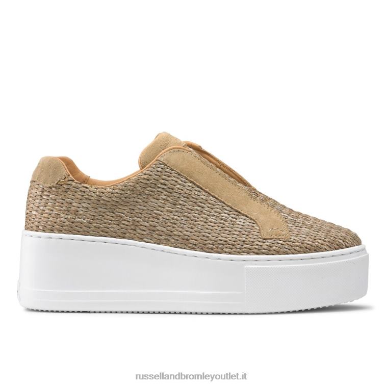 neutro V0V4J3 donne Russell And Bromley park up sneaker flatform senza lacci