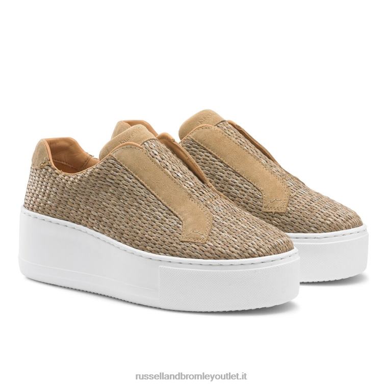 neutro V0V4J3 donne Russell And Bromley park up sneaker flatform senza lacci