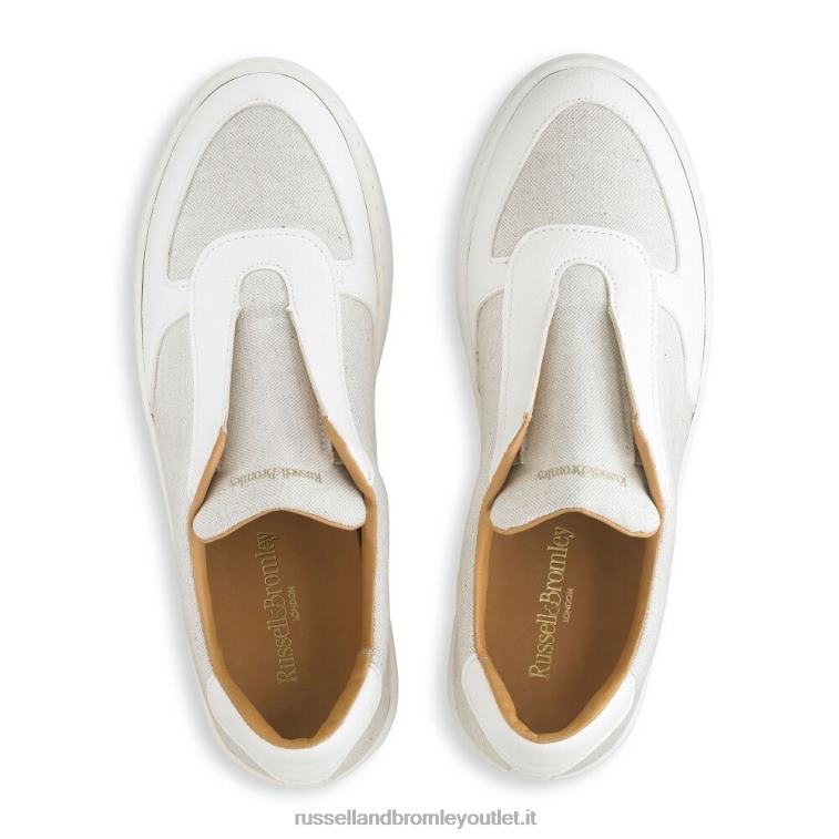 neutro V0V4J42 donne Russell And Bromley sneaker eco senza lacci Fifth Ave