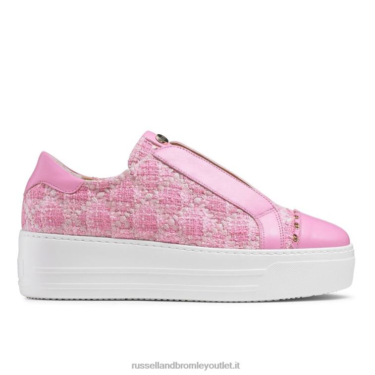 rosa V0V4J26 donne Russell And Bromley sneaker senza lacci Seawalk