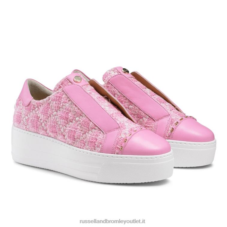 rosa V0V4J26 donne Russell And Bromley sneaker senza lacci Seawalk