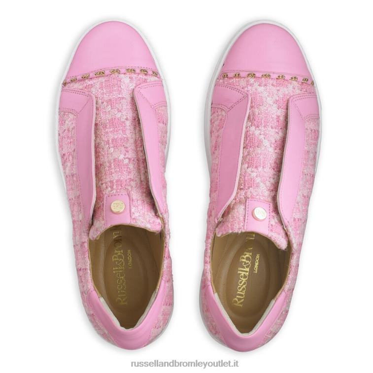 rosa V0V4J26 donne Russell And Bromley sneaker senza lacci Seawalk