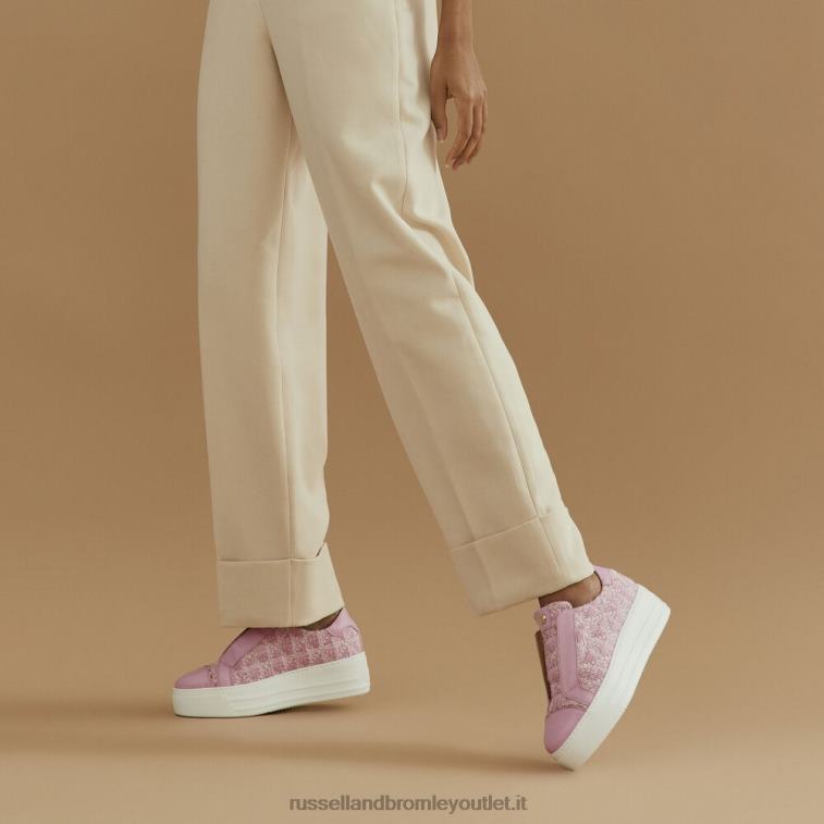 rosa V0V4J26 donne Russell And Bromley sneaker senza lacci Seawalk