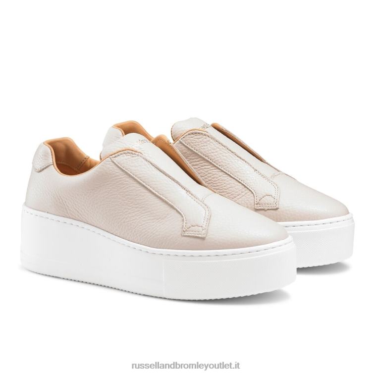 rosa V0V4J32 donne Russell And Bromley park up sneaker flatform senza lacci