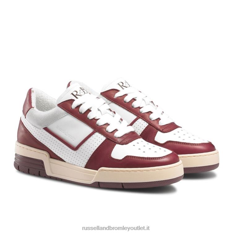 rosso V0V4J71 donne Russell And Bromley sneaker traforata League