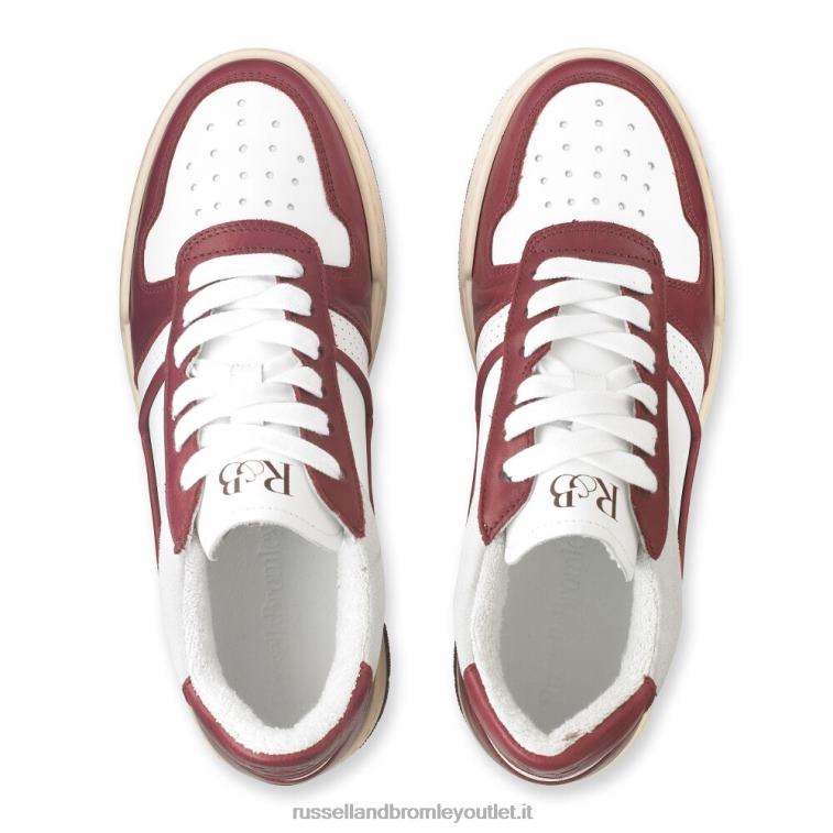 rosso V0V4J71 donne Russell And Bromley sneaker traforata League