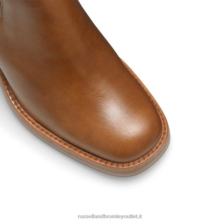 abbronzatura V0V4J292 donne Russell And Bromley stivale tacco impilato in legno pallomini