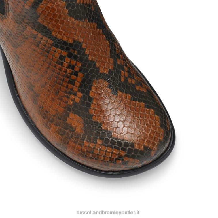 abbronzatura V0V4J317 donne Russell And Bromley stivaletti chelsea con punta tonda hackney