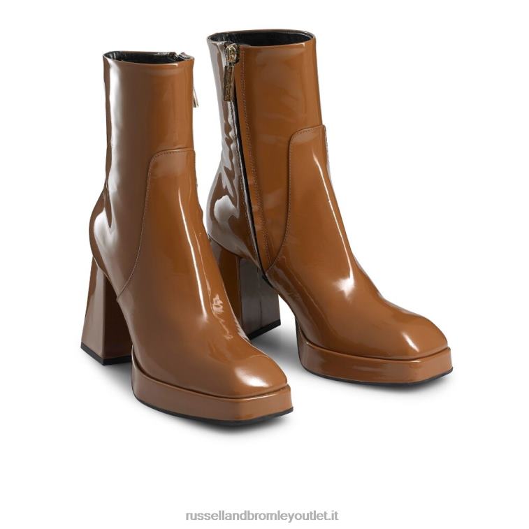 abbronzatura V0V4J330 donne Russell And Bromley power stivale con plateau e tacco svasato