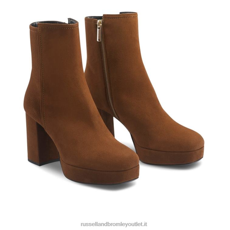 abbronzatura V0V4J346 donne Russell And Bromley stivale con plateau miele