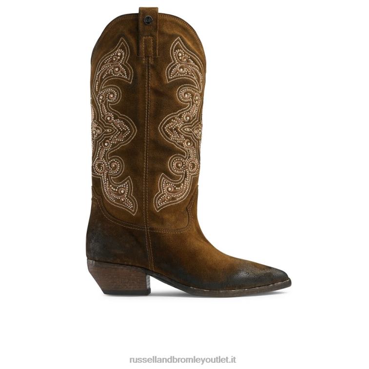 abbronzatura V0V4J360 donne Russell And Bromley Wildwest western ricamato