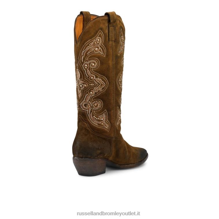 abbronzatura V0V4J360 donne Russell And Bromley Wildwest western ricamato